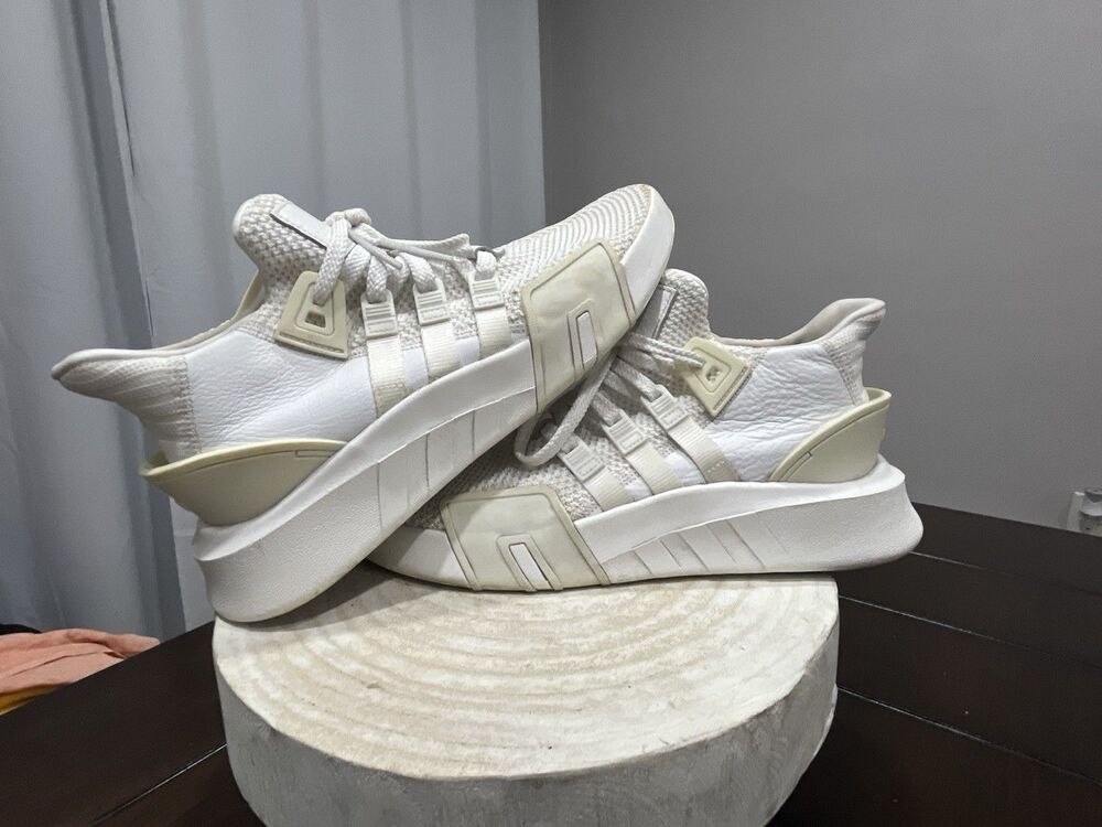 Adidas Originals EQT Bask ADV Triple White Men's Size 9 DA9534